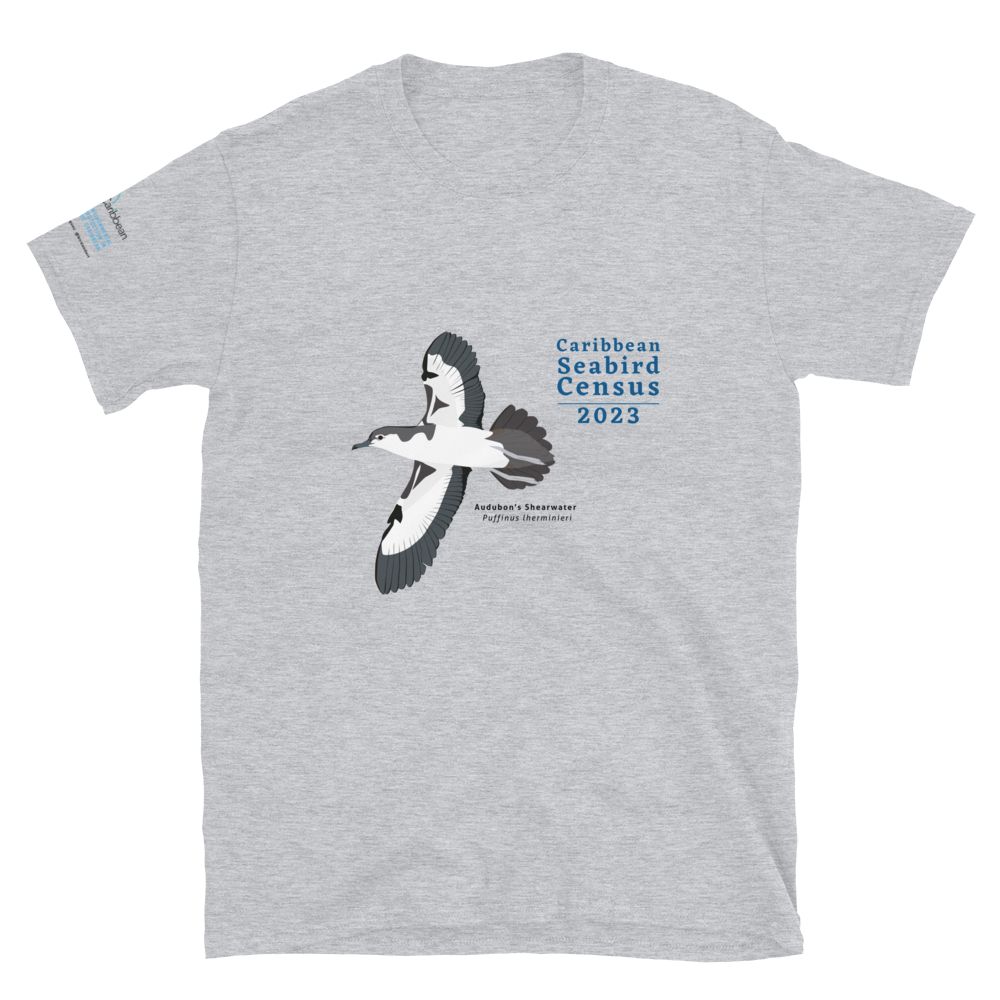 Audubon's Shearwater for Caribbean Seabird Census / Short-Sleeve Unisex T-Shirt