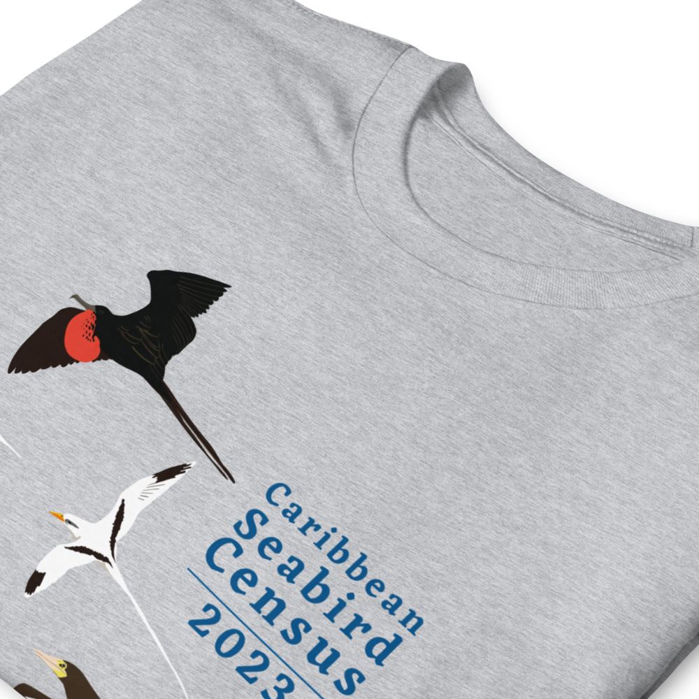 Caribbean Seabird Census 2023 / Short-Sleeve Unisex T-Shirt