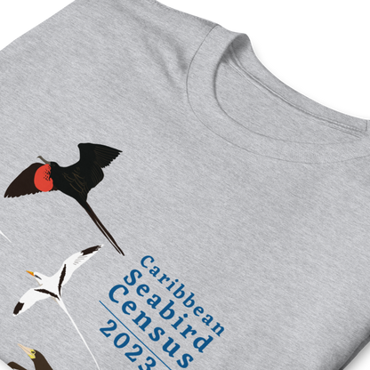 Caribbean Seabird Census 2023 / Short-Sleeve Unisex T-Shirt