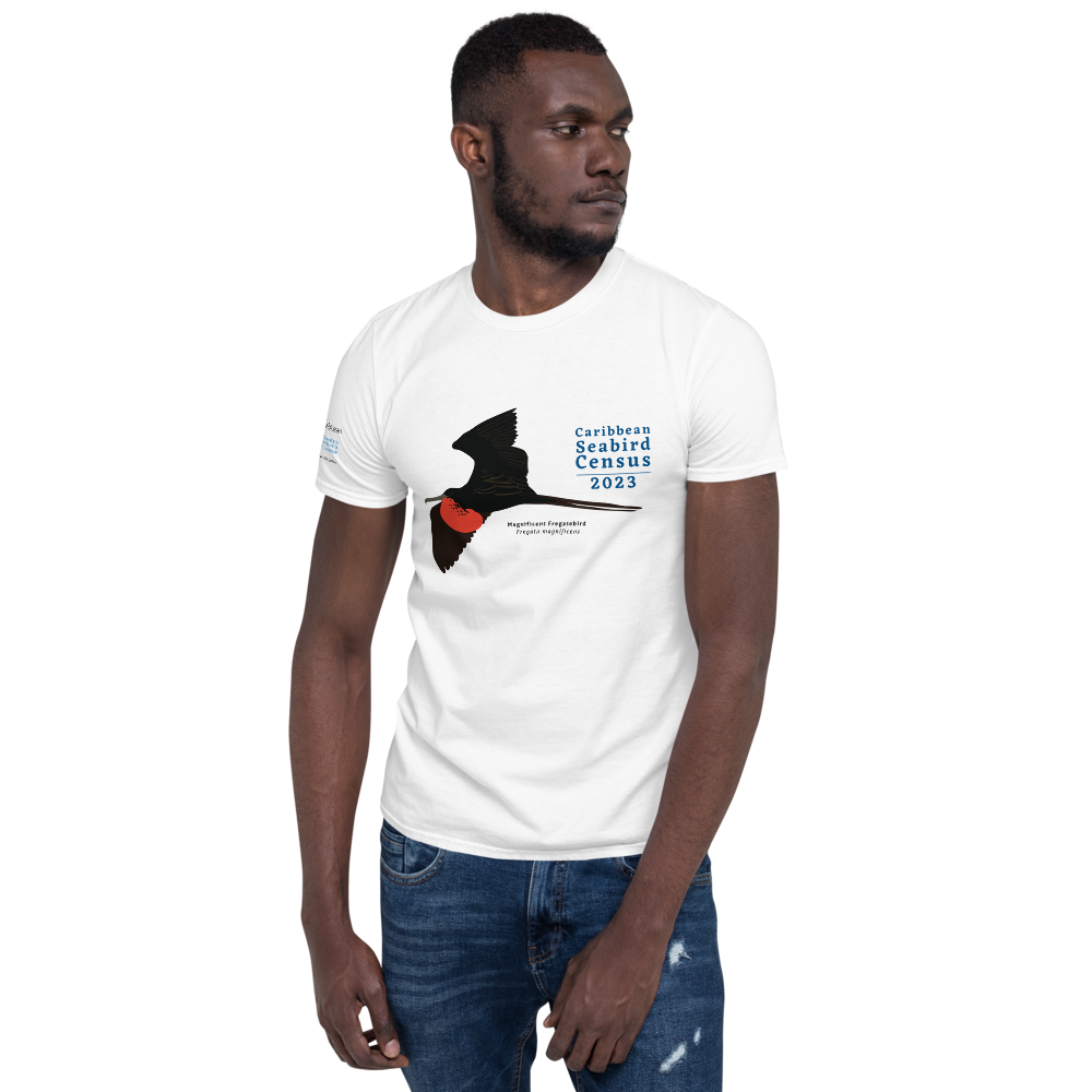 Magnificent Fregatebird for Caribbean Seabird Census / Short-Sleeve Unisex T-Shirt