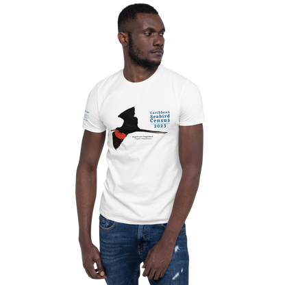 Magnificent Fregatebird for Caribbean Seabird Census / Short-Sleeve Unisex T-Shirt