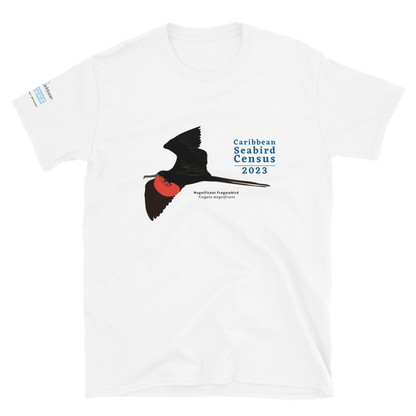 Magnificent Fregatebird for Caribbean Seabird Census / Short-Sleeve Unisex T-Shirt