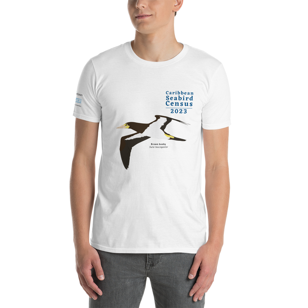 Brown Booby for Caribbean Seabird Census / Short-Sleeve Unisex T-Shirt