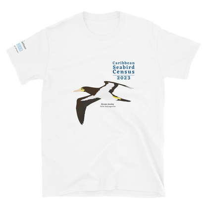 Brown Booby for Caribbean Seabird Census / Short-Sleeve Unisex T-Shirt